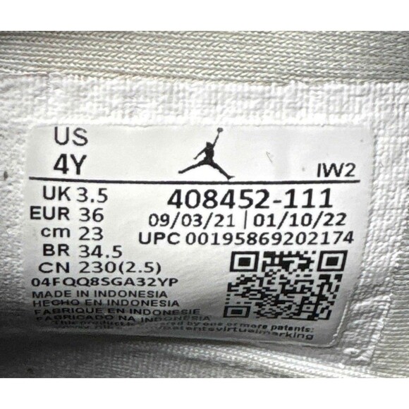 Nike Air Jordan 4 Military Black Size 4 Youth (Size 5.5 Women's) - Picture 6 of 8